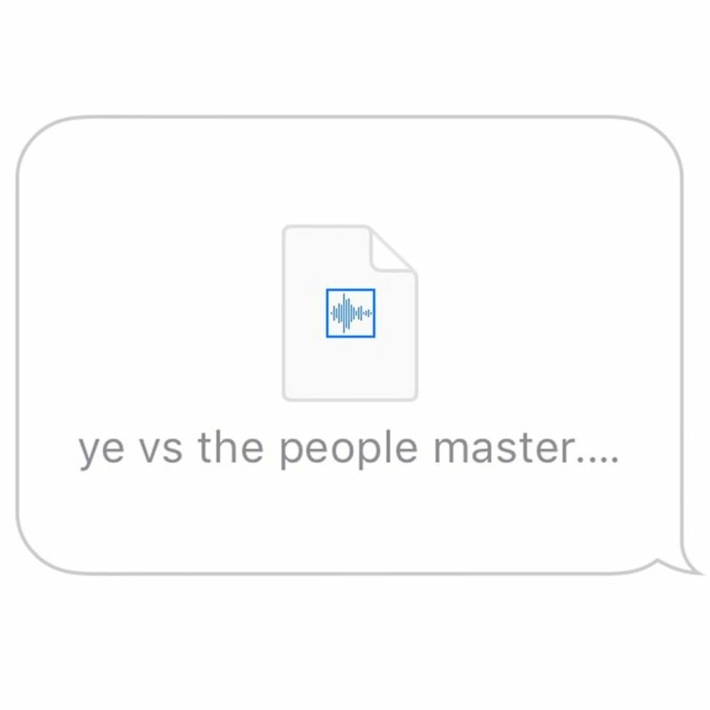 Ye vs. The People (2018) — Kanye West