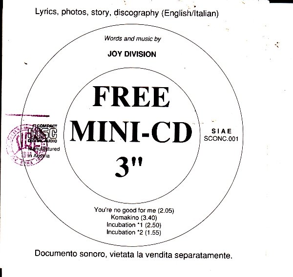 Documento sonoro supplemento al N. 6 di Stampa Alternativa (1988) — Joy Division