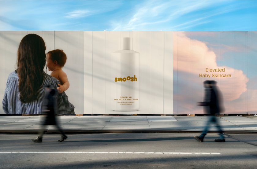 How LULACREATES designed baby skincare brand Smoosh to look at home on a beauty shelf