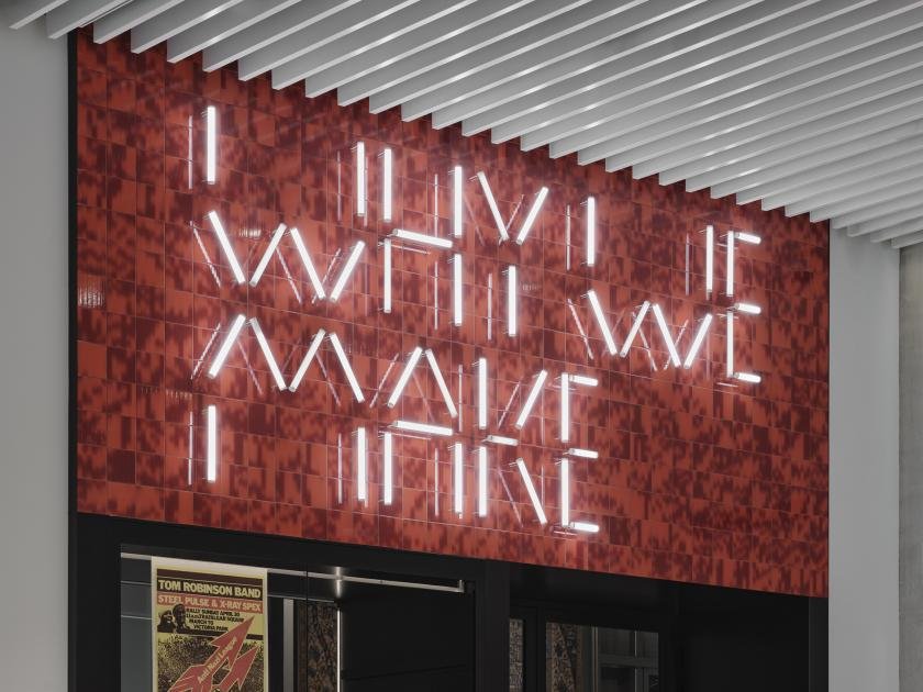 The act of 'making' is at the heart of APFEL's exhibition graphics for V&A East Museum