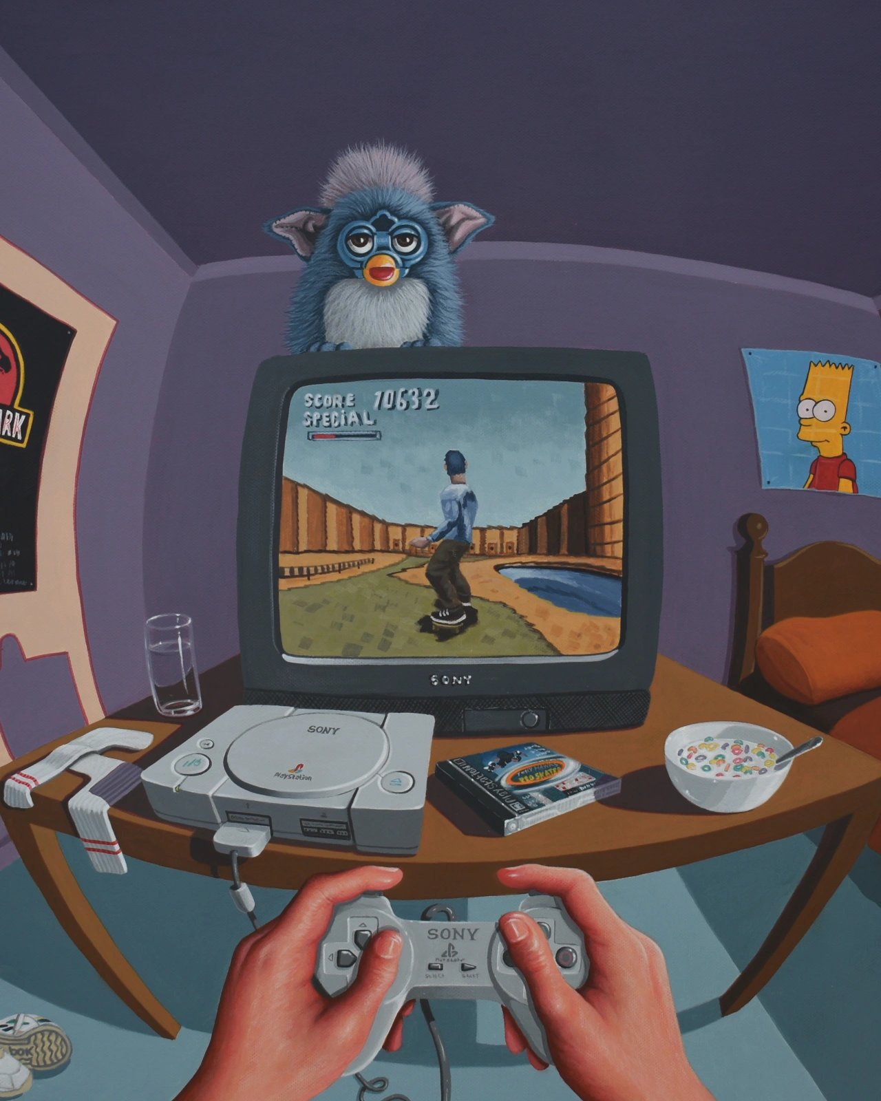 Matthew Blackburn's art hands you the controller to your own childhood