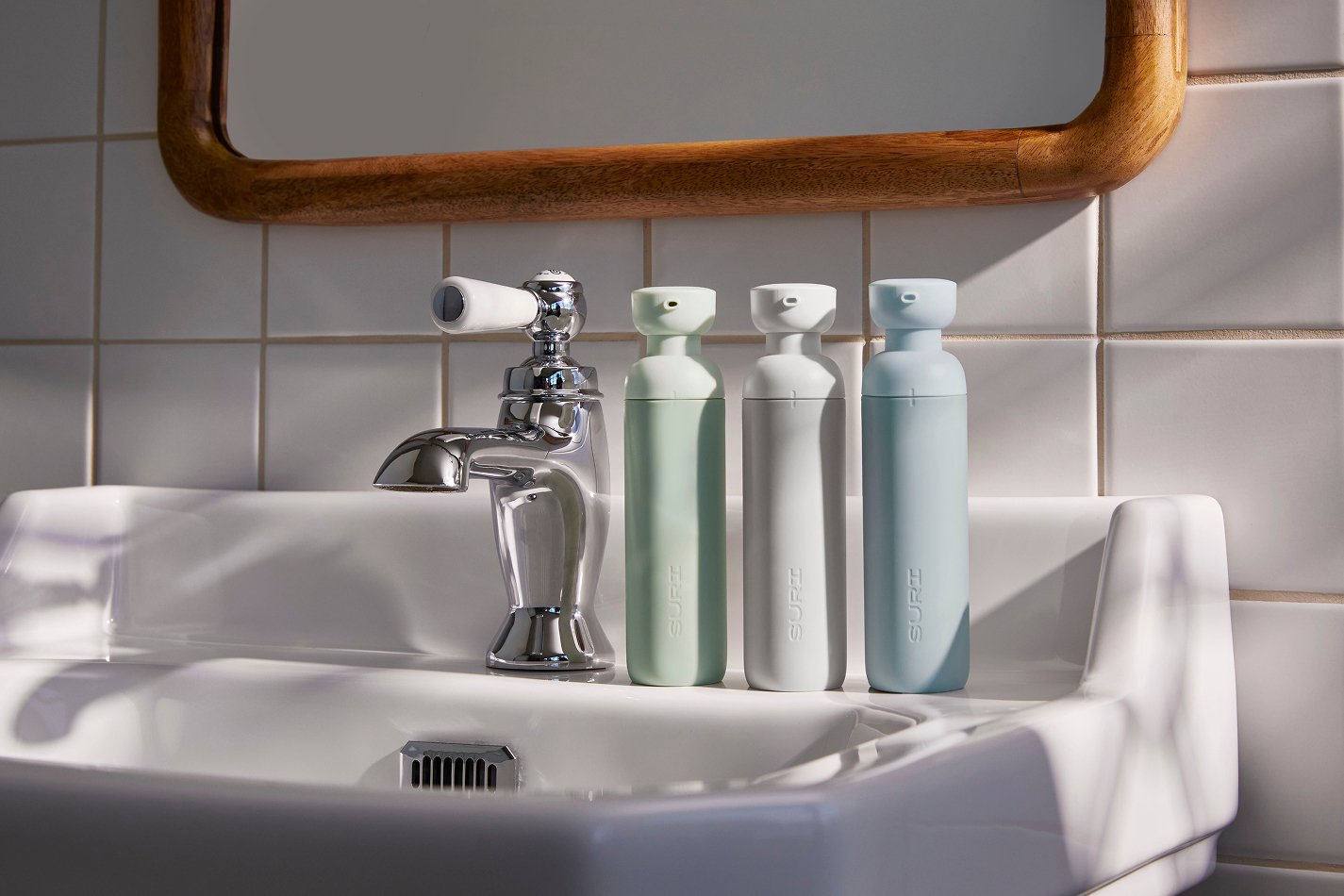 SURI Reimagines Toothpaste With a Refillable, Displayable System