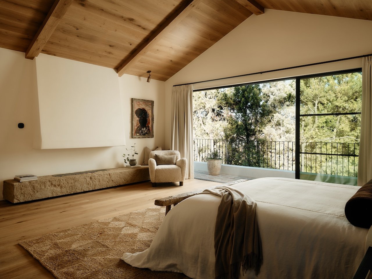 Inside a Toluca Lake House That Finds Depth in a Narrow Palette