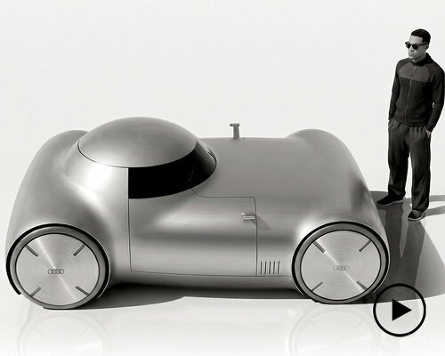 audi ZERØ: one sphere and four tubes redefine the electric car through radical geometry