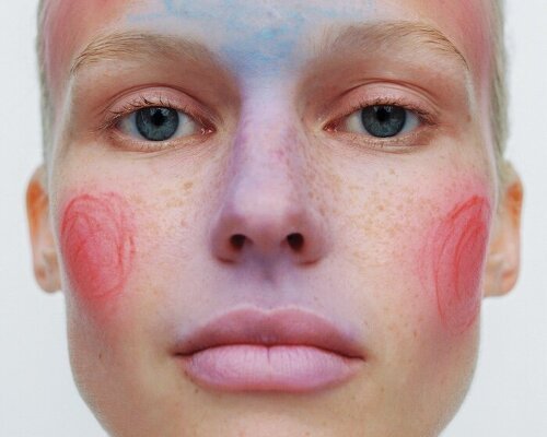 children’s drawings turn into playful makeup looks in ‘draw me a face’ project