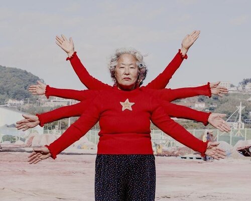 surreal mother and son photo series tells the lives of korean women through humor and play