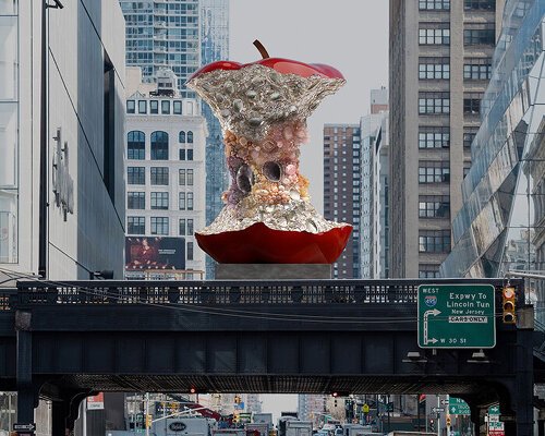 from jewel-covered apples to frozen clocks: 62 ideas for the high line’s next sculpture