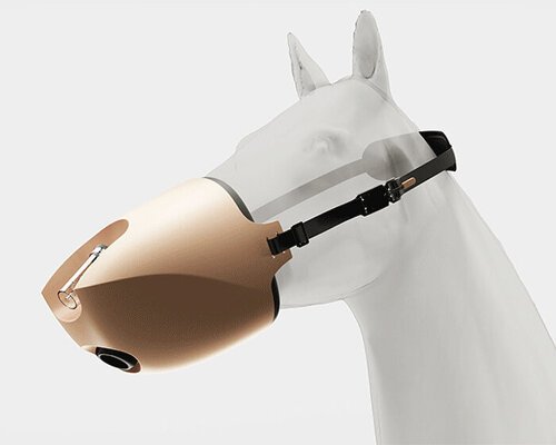 2s.design’s horse inhalation mask merges veterinary technology with natural form language