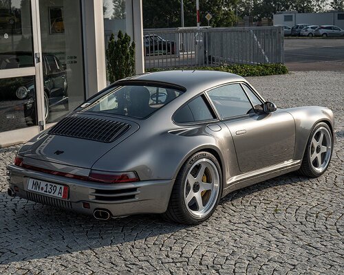 RUF EHRA arrives in monterey with liquid silver bodywork and seven-speed manual