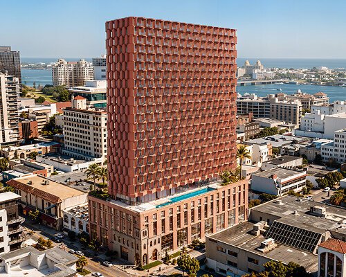 every apartment gets an atlantic view in carlo ratti’s zig-zag west palm beach tower