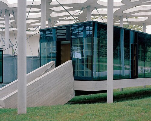 architect-designed cabins offer temporary homes for writers at jan michalski foundation