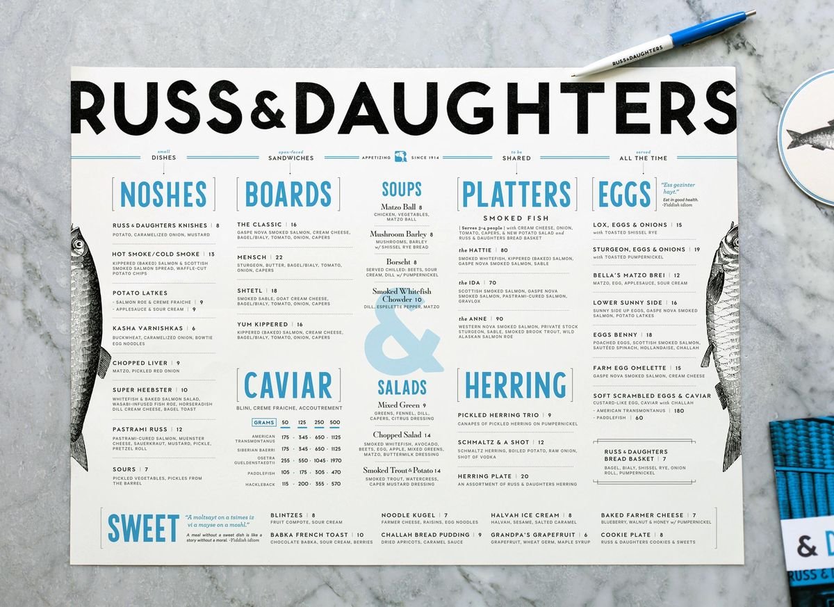 Designing for the new Russ & Daughters