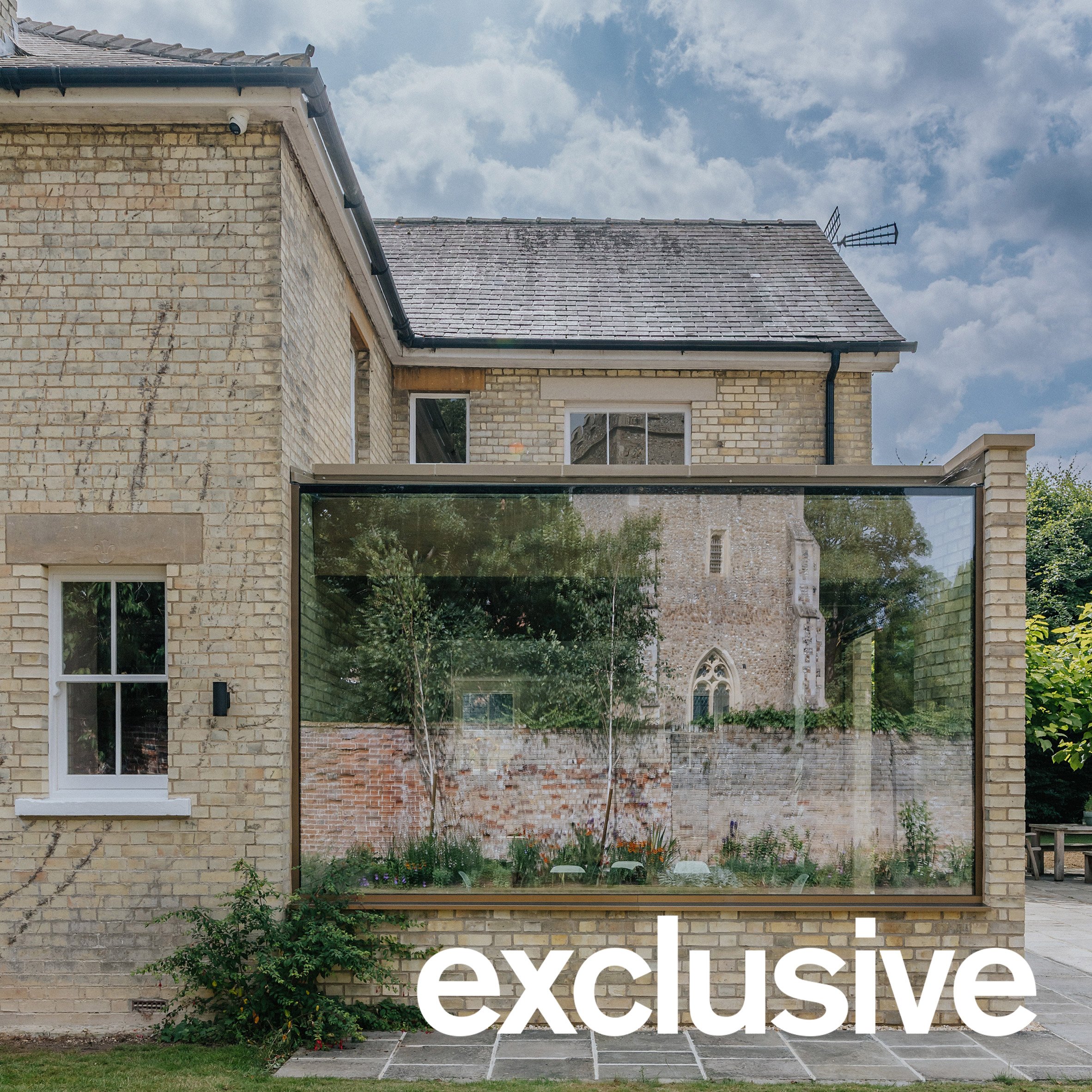 Neil Dusheiko Architects extends Cambridgeshire home to frame neighbouring church