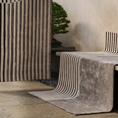 Kengo Kuma captures "sensory memory of architecture" in Jaipur Rugs collection
