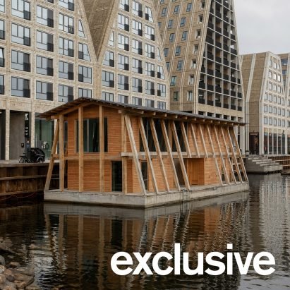 Floating community space in Copenhagen by Arcgency and MAST "makes water an active part of everyday life"