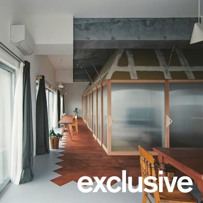 Kuma&Elsa arranges Japanese apartments around translucent "huts"