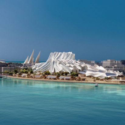 Dezeen Agenda features Frank Gehry-designed venue in Abu Dhabi