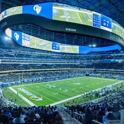 SoFi Stadium in California set the standard for integrated stadium technology