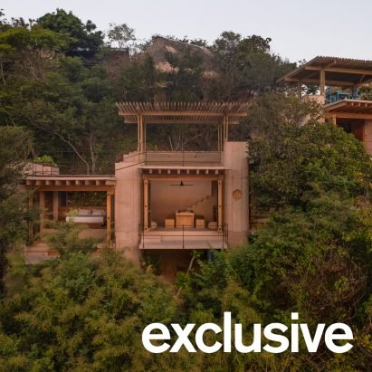 Studio Font perches cliffside home in Mexico on inhabitable concrete columns