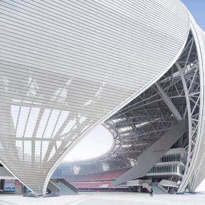 Desire to "make the stadium lighter" drove design of Hangzhou Sports Center