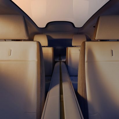 Jaguar reveals first look at Type 01's four-seat interior