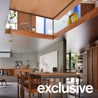 Tato Architects uses silver-painted ceilings to draw light into Kyoto home