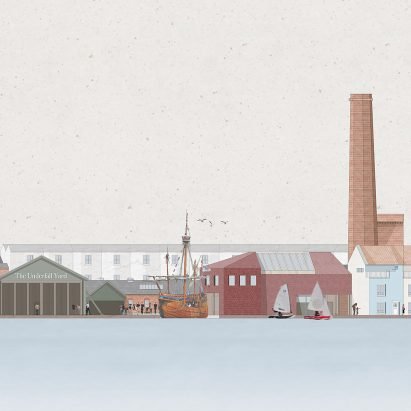 Reimagining of historic Bristol boatyard among Cardiff University projects