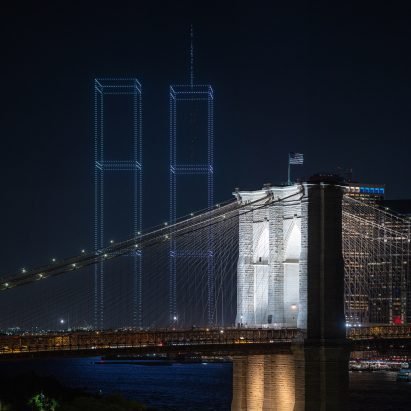 2,977 drones used to recreate Twin Towers for 9/11 anniversary
