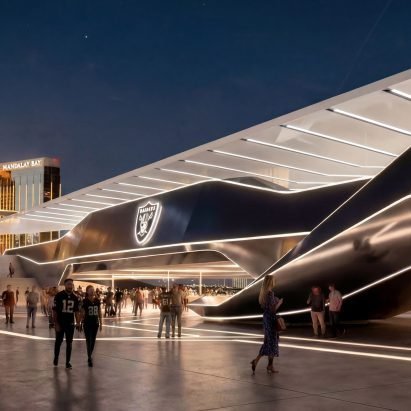 Grimshaw to integrate Boring Company station into elevated Las Vegas stadium plaza
