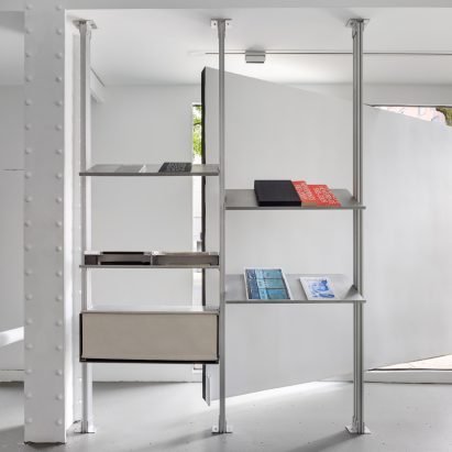 GRT Architects adds modular shelving in Storefront for Art and Architecture revamp