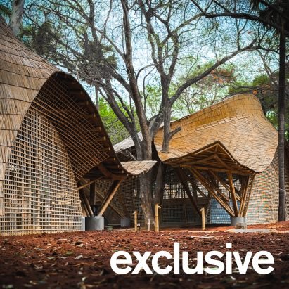 Sculptural music centre shows bamboo as "a serious construction material"
