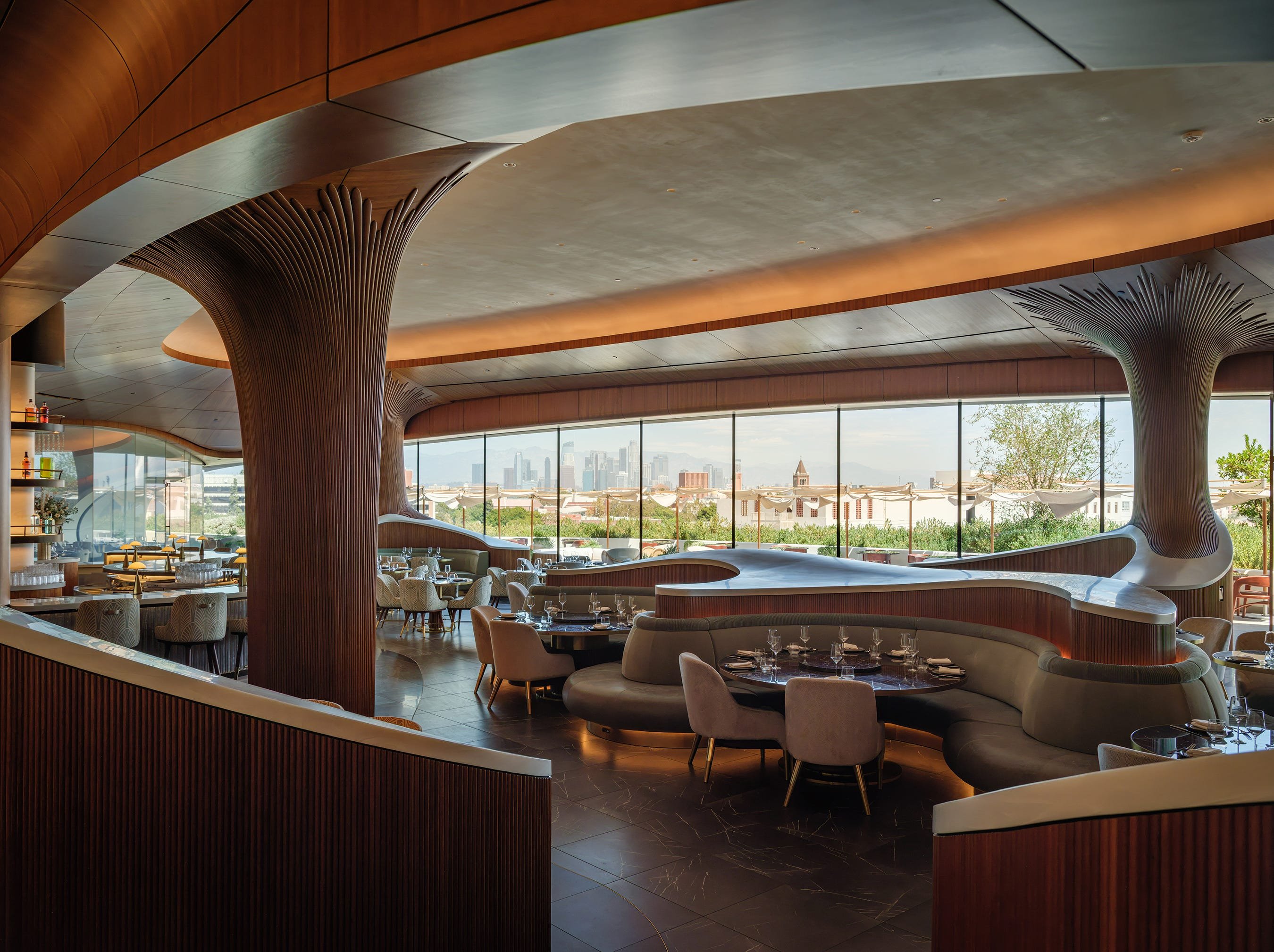 David Rockwell Builds a Sinuous Restaurant for L.A.’s New Lucas Museum of Narrative Art