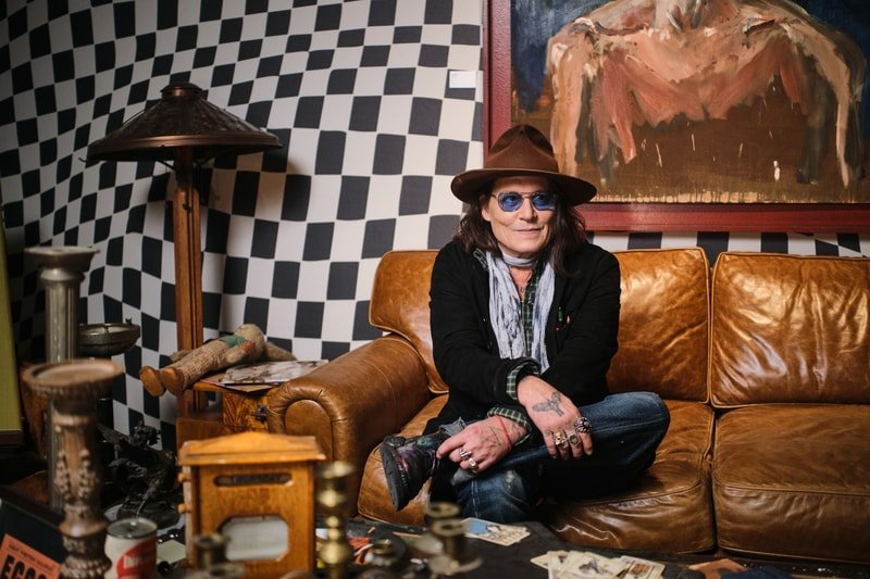 Johnny Depp Makes His China Debut as an Artist at Shanghai’s Modern Art Museum