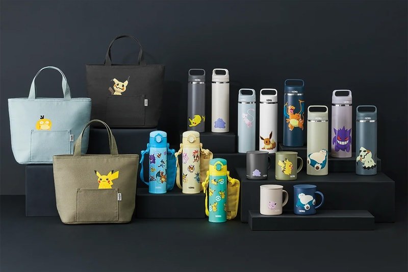 ‘Pokémon’ x Thermos Build a Muted, Grown-Up Insulated Range Around Pikachu, Gengar and Snorlax