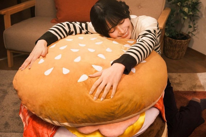 McDonald's Japan Supersizes the Tsukimi Burger Into a 27-Inch Plushie