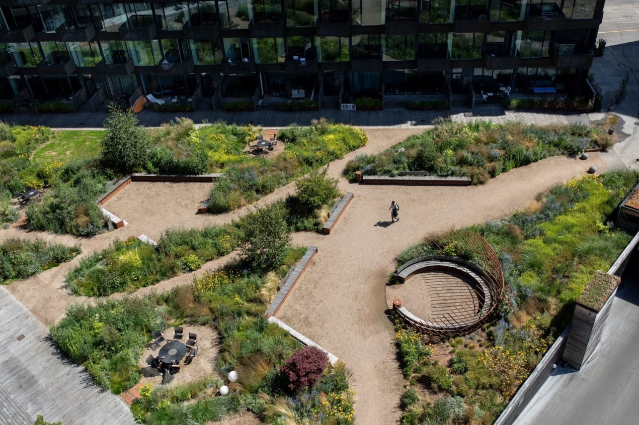 Landscape at A-Huset by MASU Planning