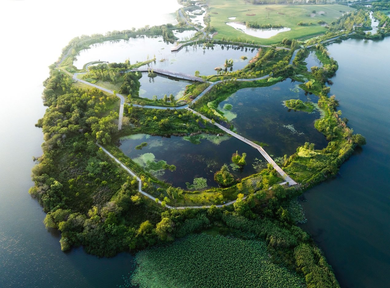 Houguan Lake Eco Demonstration Park by VALECHE Studio