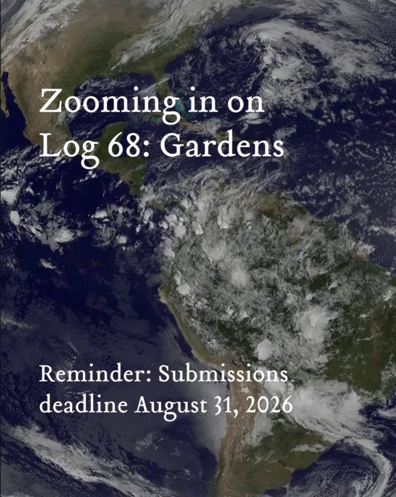 31 August / Submission for log 68: Gardens