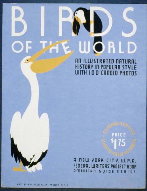 Birds of the world An illustrated natural history in popular style with 100 candid photos : A New York City, W.P.A. Federal Writers' Project book : American guide series. (1936-01-01)