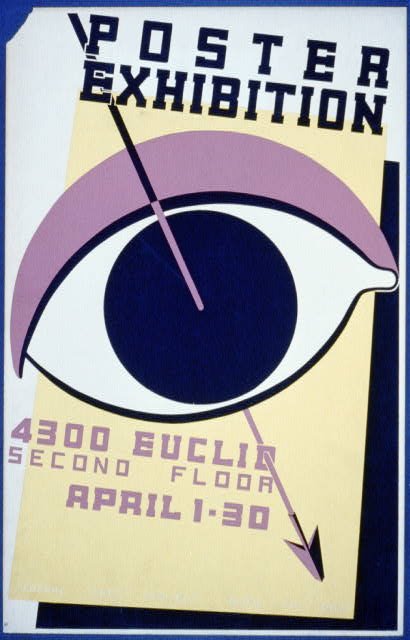 Poster exhibition, 4300 Euclid, second floor (1938-01-01)