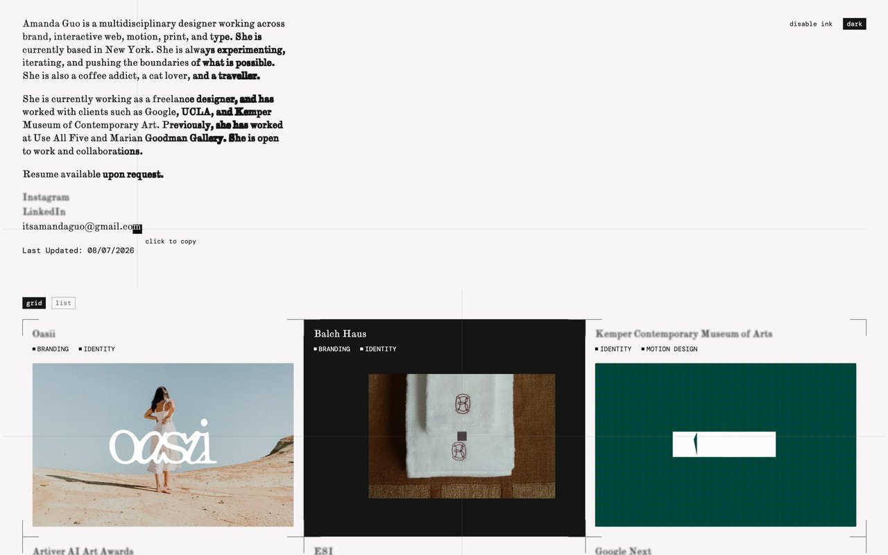 Amanda Guo Design