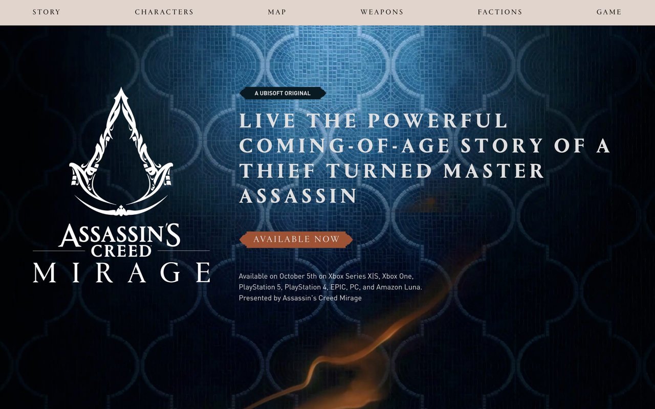 Assassins Creed Mirage