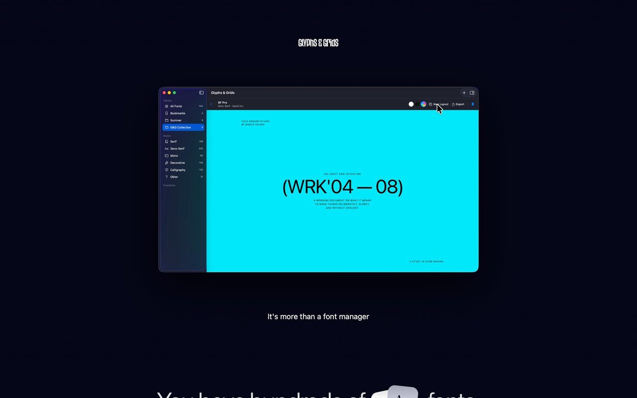 Glyphs & Grids