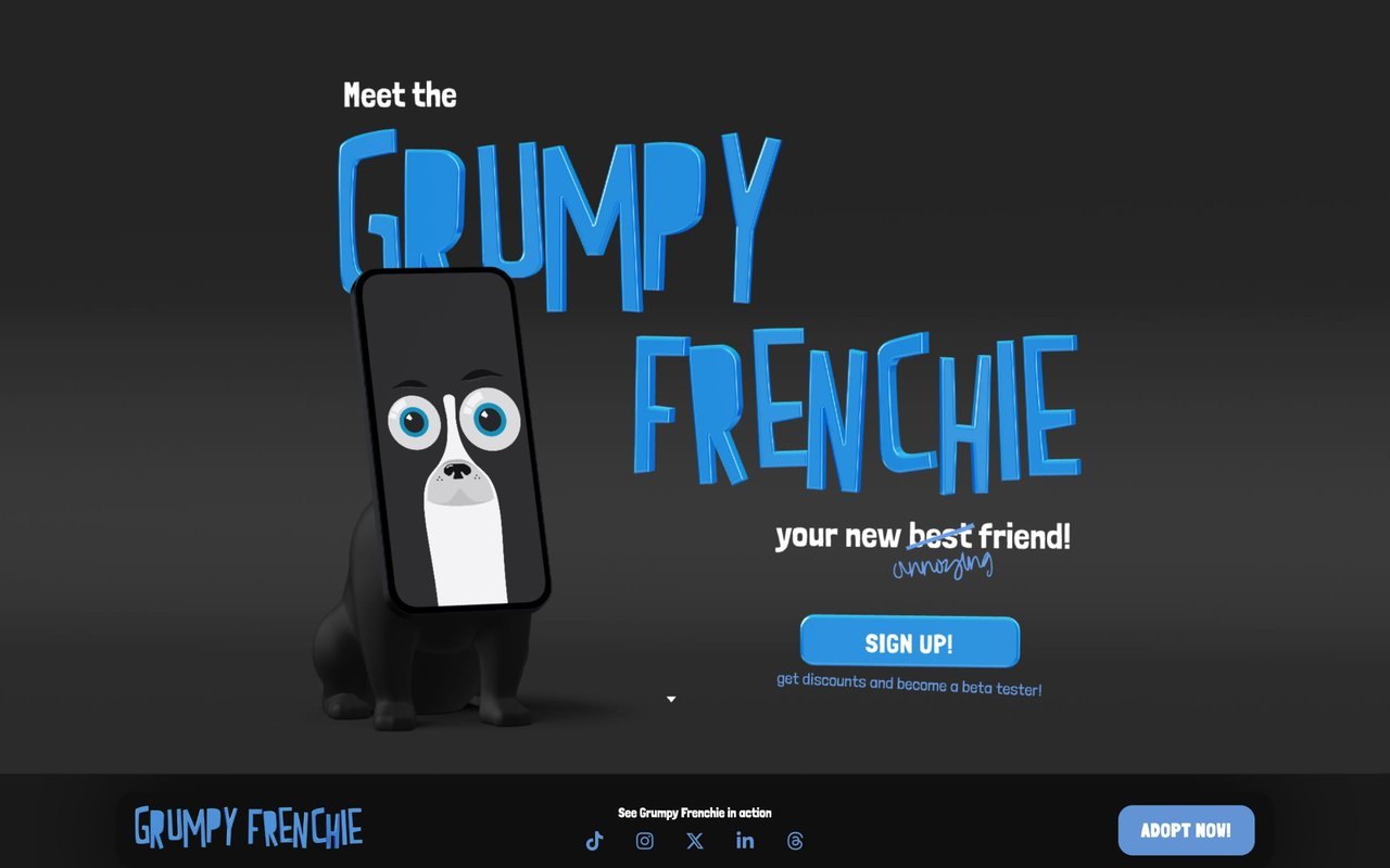 Grumpy Frenchie