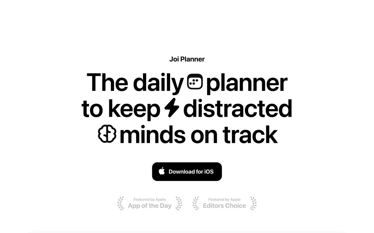 Joi Planner