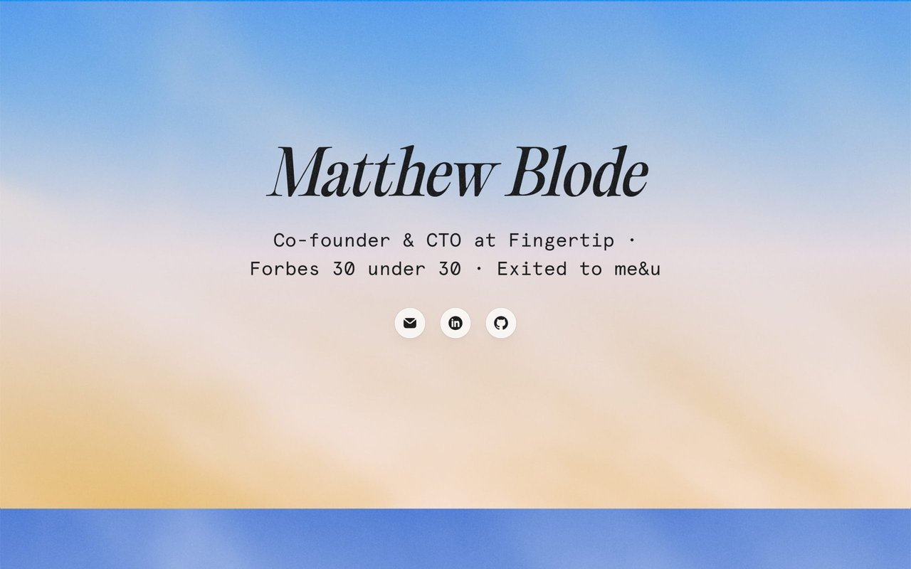 Matthew Blode