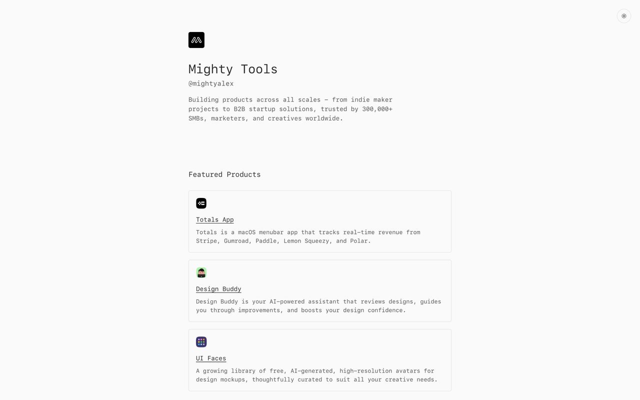 Mighty Tools
