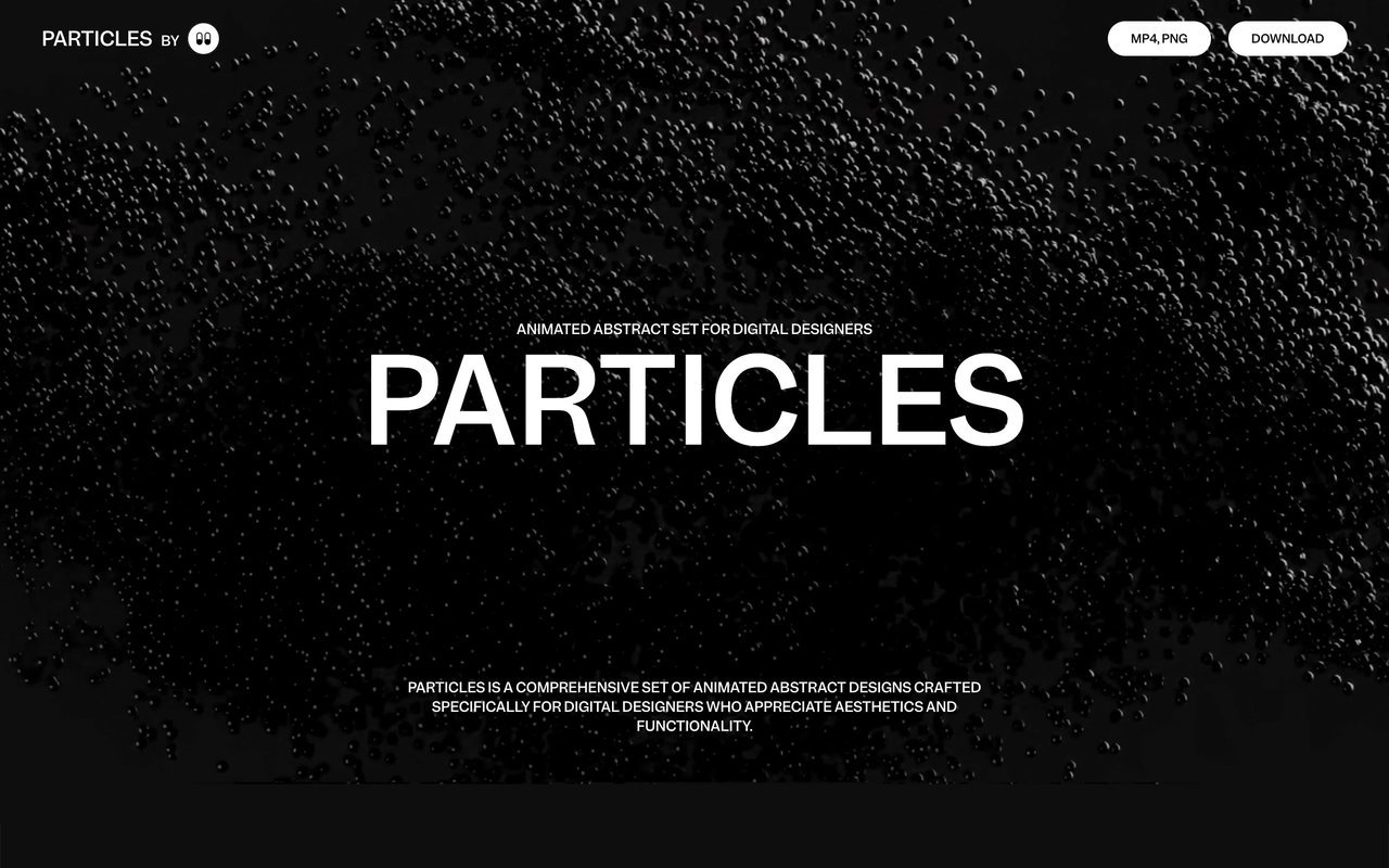 Particles 3D Animation Set