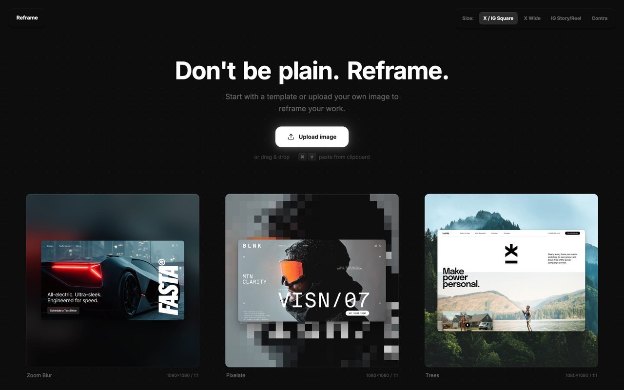 Reframe