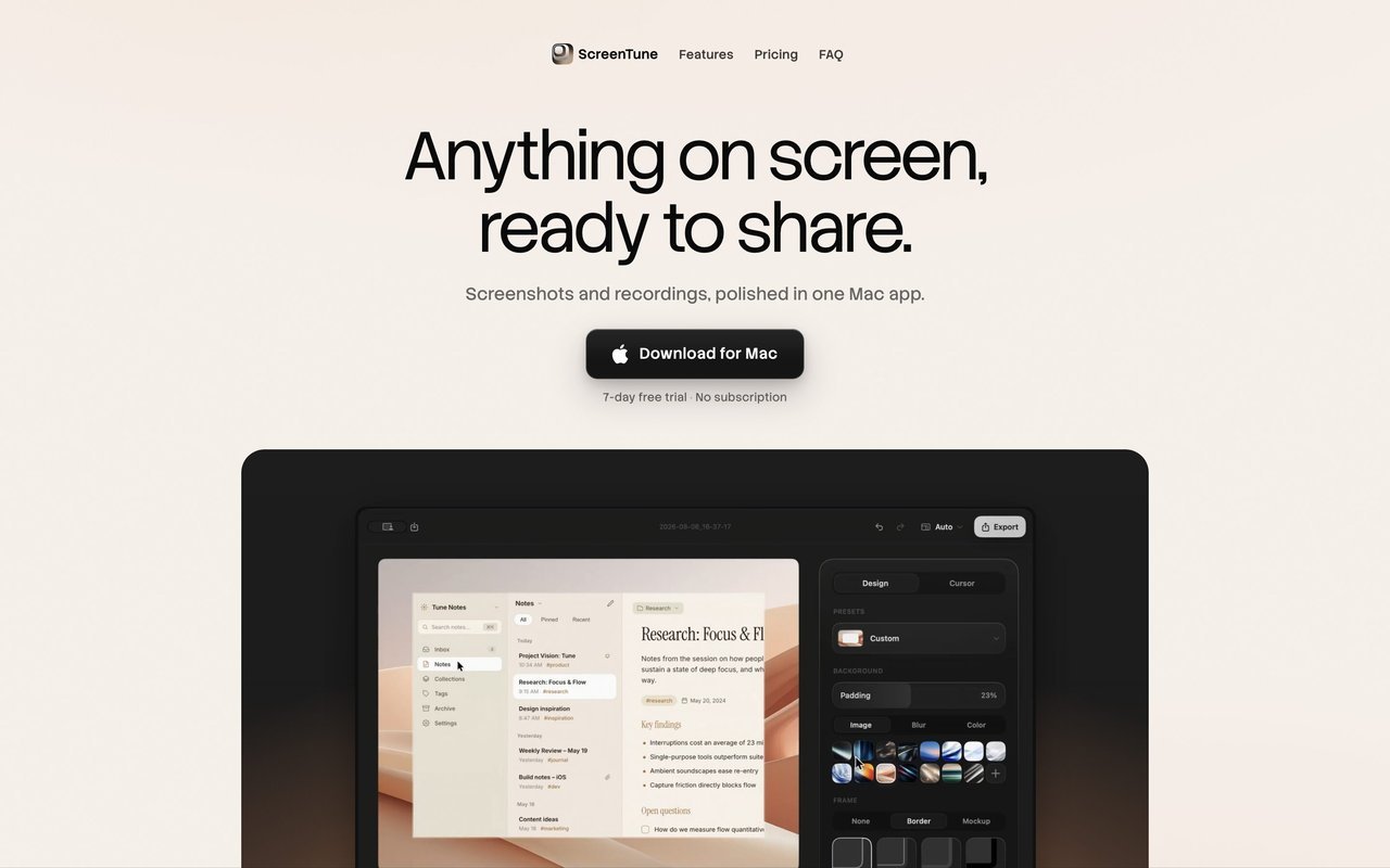 ScreenTune